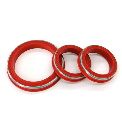 Wstrzymanie temperatur FKM Lip Style Hammer Union Seals z pierścieniem SS zaprojektowane do środowisk H2S i CO2