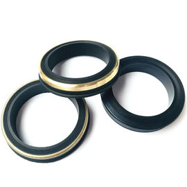FIG 602/1002/1502 Czarny NBR HNBR FKM PTFE Pieczęć z łącznikiem młotkiem z mosiądzem/pierścieniem nierdzewnym